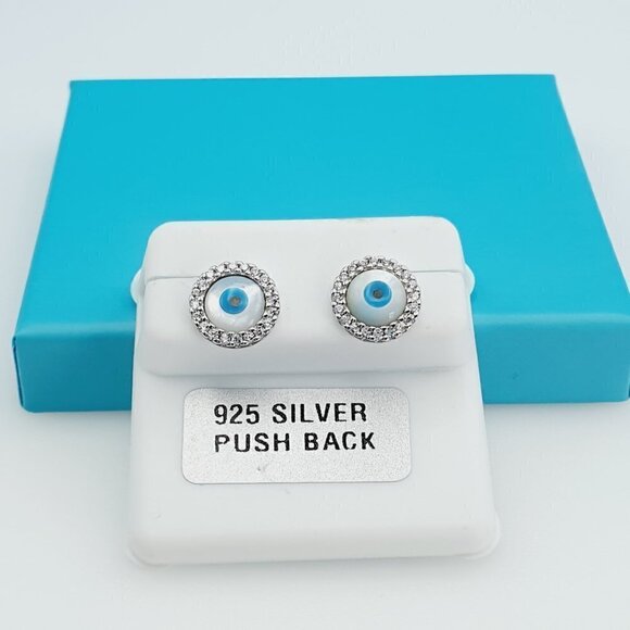 925 Sterling Silver CZ Beautiful Earrings for Women, 1USPAR4211 - Picture 7 of 11